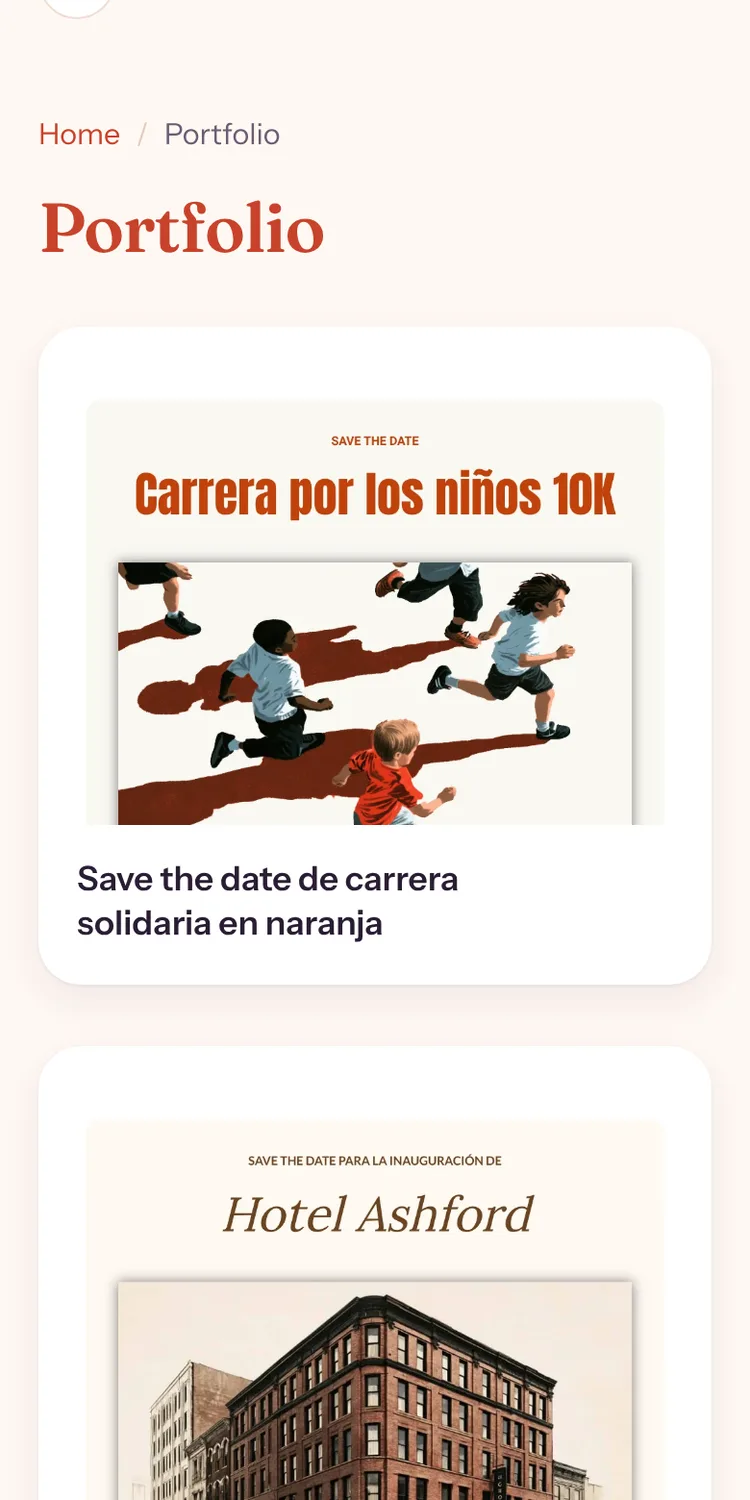 Resumen de plantillas de save the date en freesavethedate.online