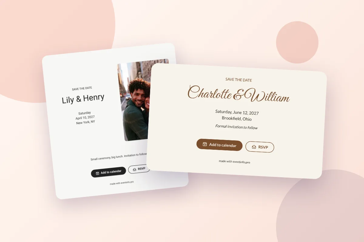 C&oacute;mo crear un save the date gratis, paso a paso